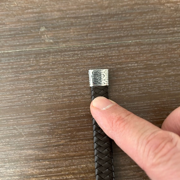 Silver leather bracelet - Picture 12 of 12